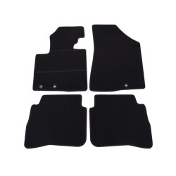 Alfombrillas textiles negras para coche KIA SORENTO (2009-2012) ELEGANT