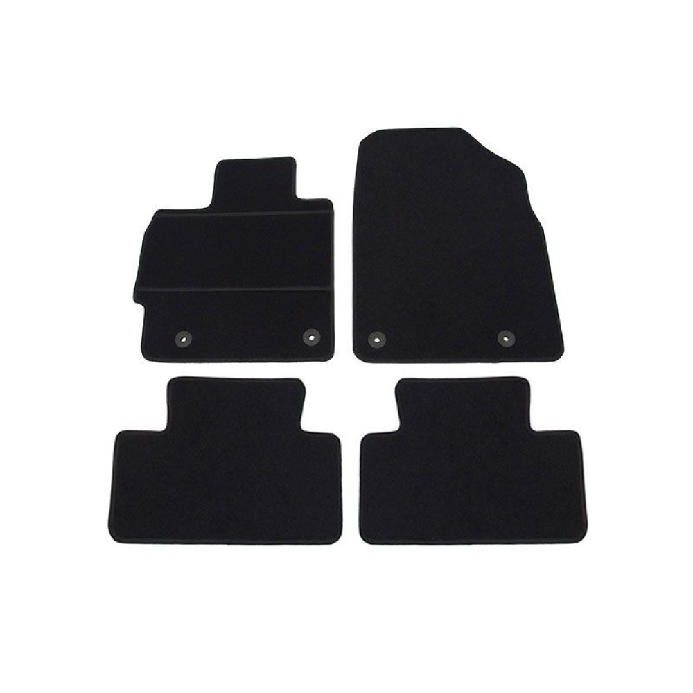 Car textile mats black MAZDA CX-7 (2007-2010) ELEGANT