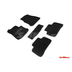 Alfombrillas textiles para coche negras 3D SEINTEX MB Clase GLC (2015-...)