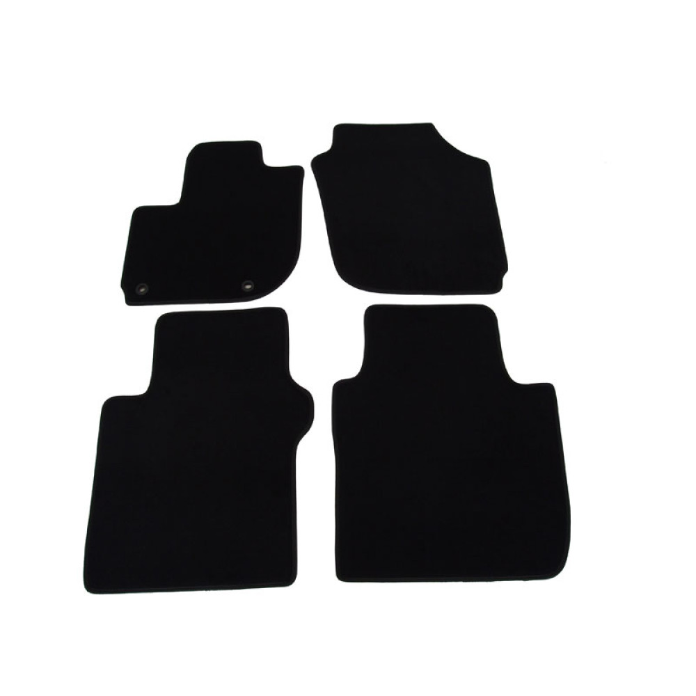 Car textile mats black HONDA HR-V (2015-...) LUXUS