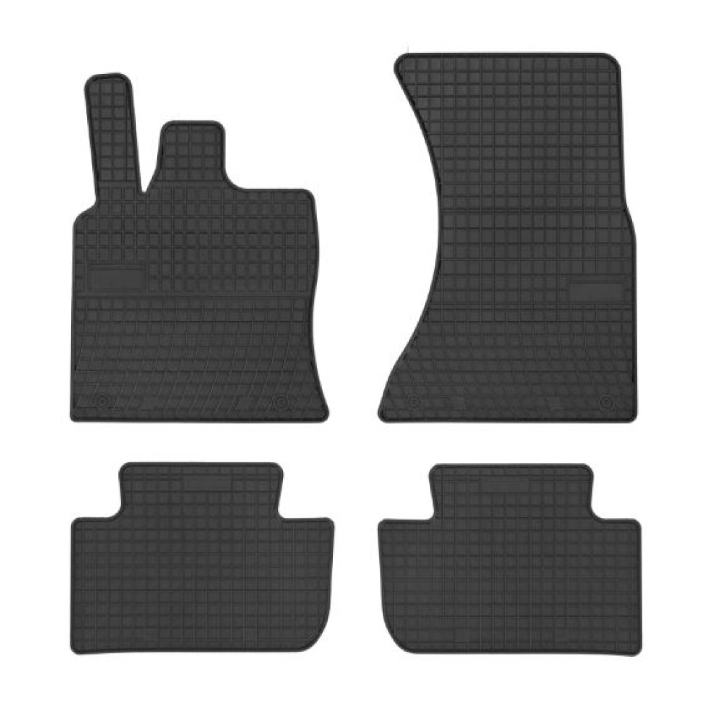 Car rubber floor mats black PORSCHE MACAN (2014-...) NEGRO