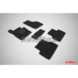 Alfombrillas textiles para coche negras 3D SEINTEX AUDI Q3 (2011-...)