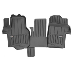 Car rubber floor mats black VW CRAFTER II (2017-...) 3D FROGUM
