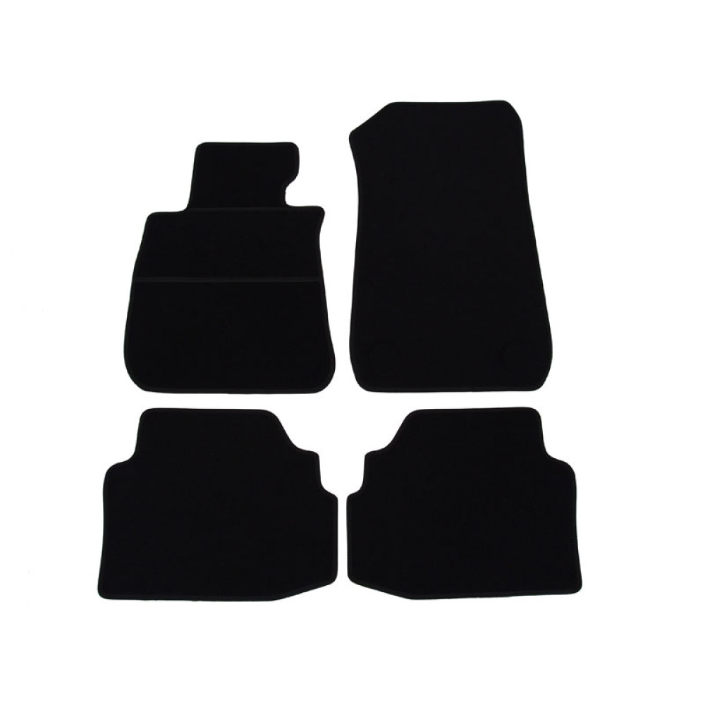 Car textile mats black BMW 3 E90/E91 (2005-2012) ELEGANT