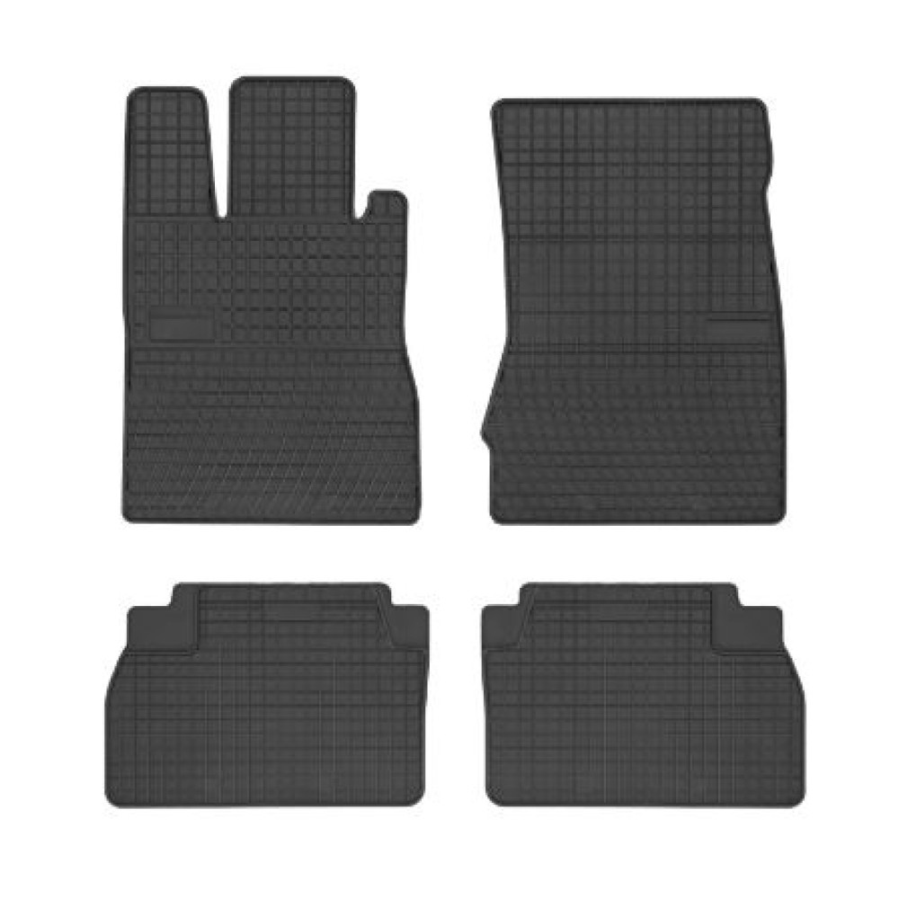 Car rubber floor mats black MB S-Class W220 (1998-2005) NEGRO