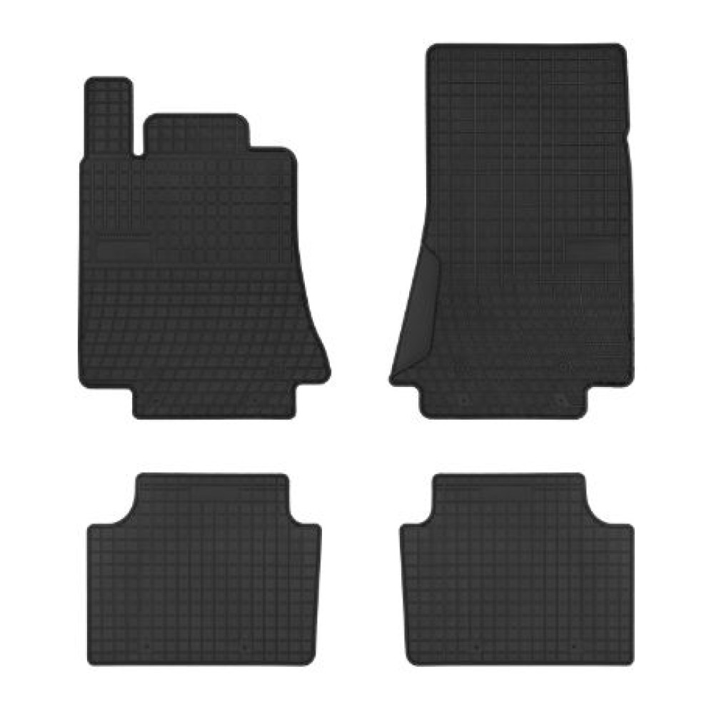Car rubber floor mats black ALFA ROMEO GIULIA (2016-...) NEGRO