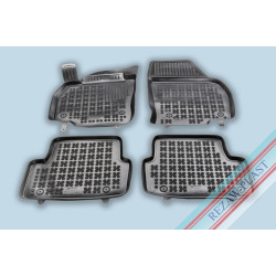 Car rubber floor mats black VW POLO (2017-...) 200125