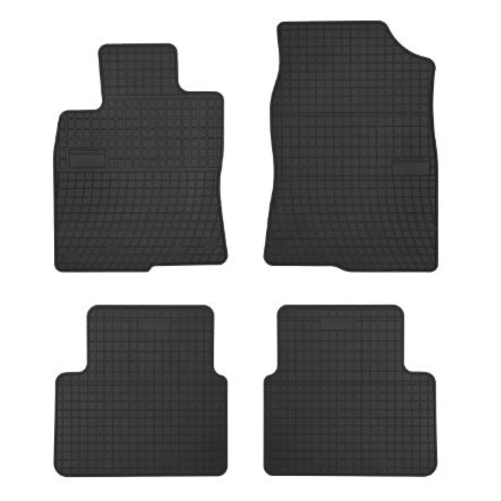 Car rubber floor mats black HONDA CIVIC Sedan/HB (2017-...) NEGRO