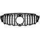 Front grill MB E-class W213 Panamericana Style Black Gloss (2016-...) 37351