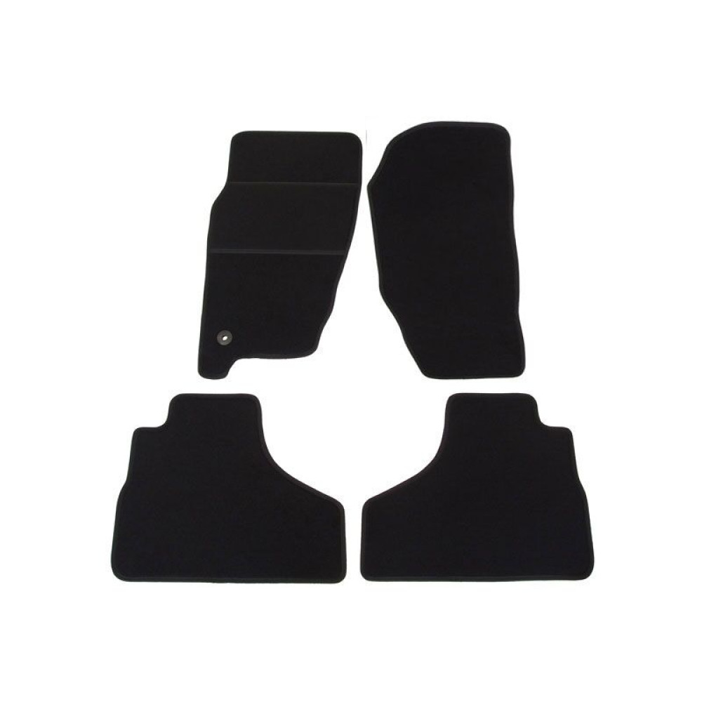 Car textile mats black JEEP CHEROKEE (2008-2012) ELEGANT