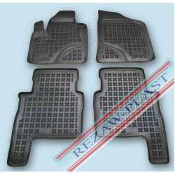 Alfombrillas de goma negras para Hyundai Santa Fe (2006-2012) 201606