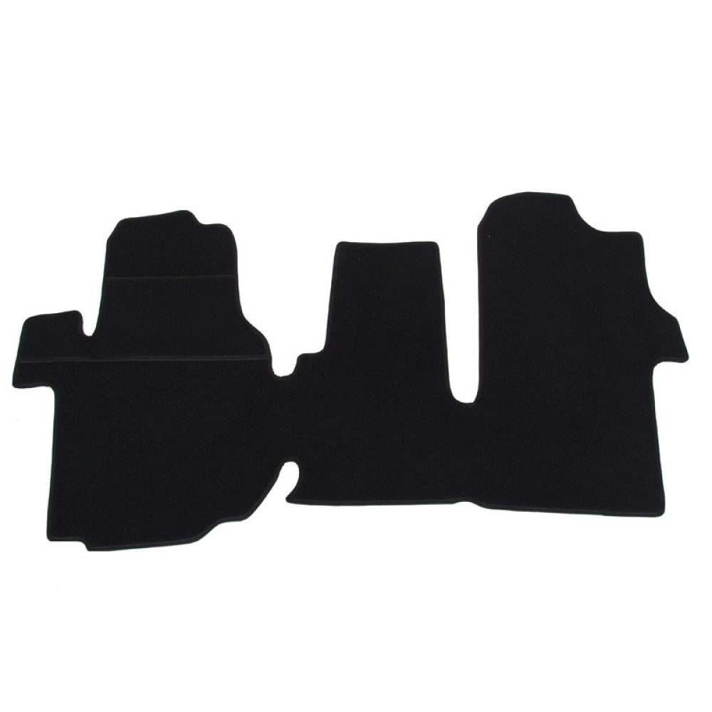 Car textile mats black VW CRAFTER II (2017-...) ELEGANT