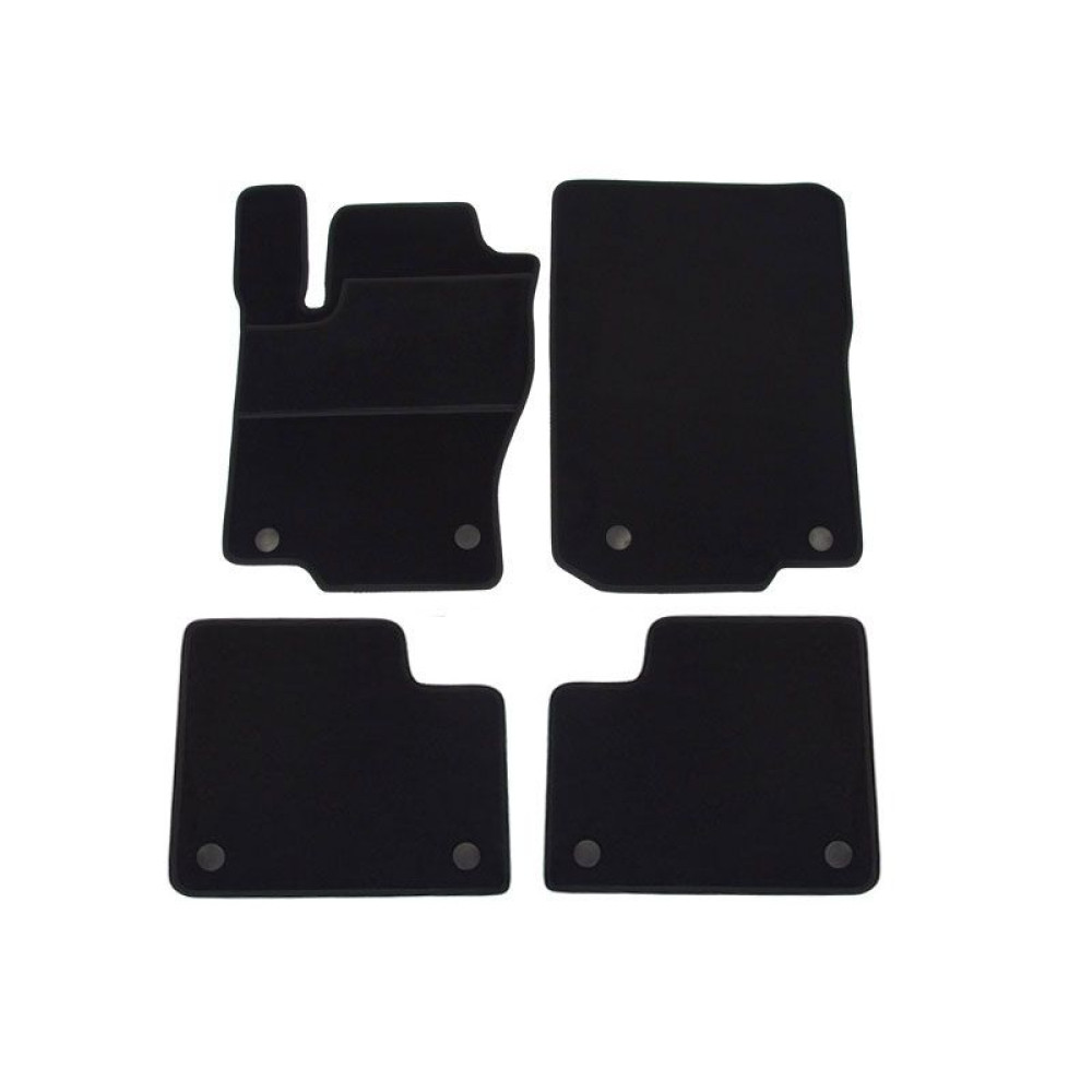 Car textile mats black MB ML-class W166 (2011-2015) ELEGANT
