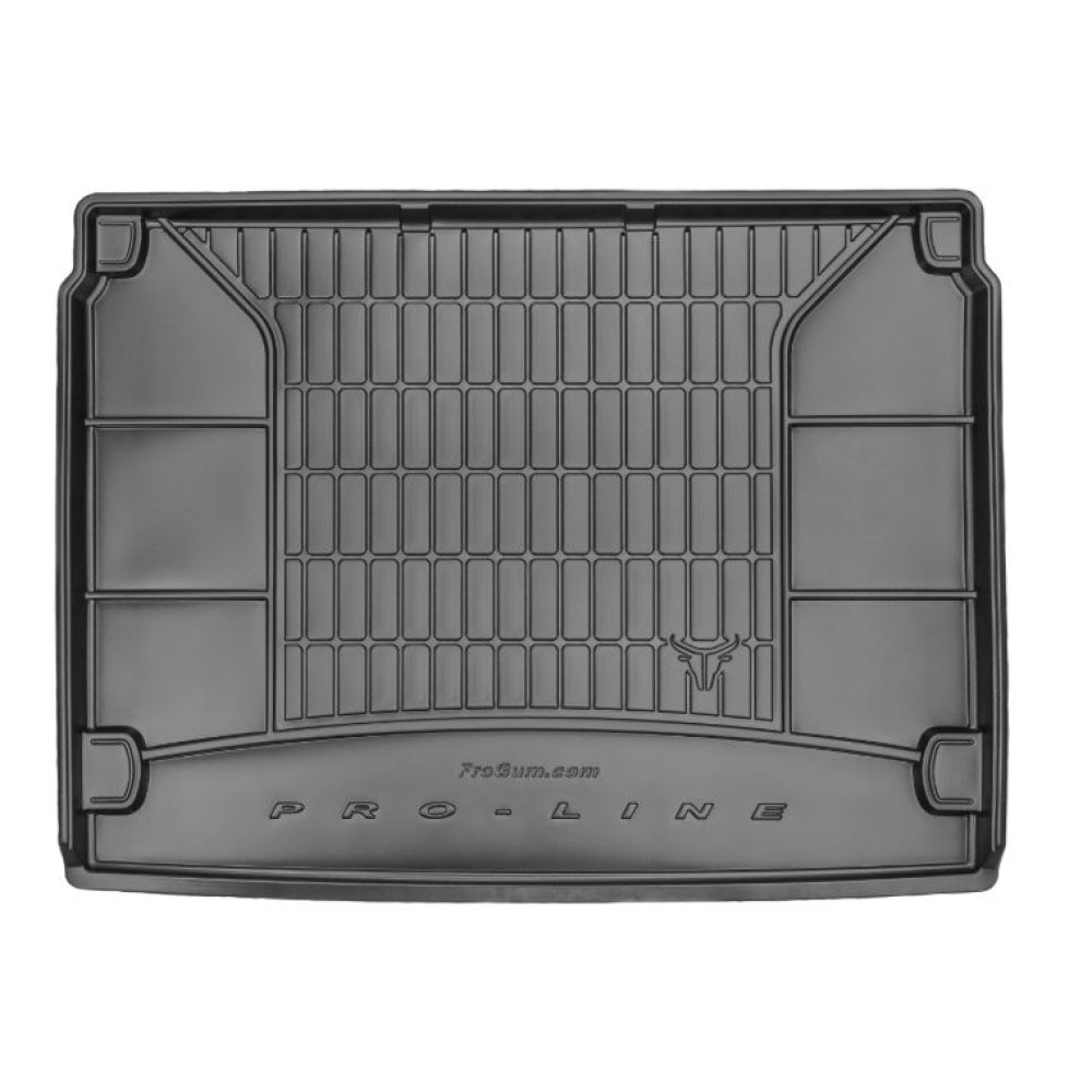 Car rubber trunk mat PEUGEOT PARTNER II (2008-2018) FROGUM