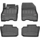 Car rubber floor mats black NISSAN LEAF II (2017-...) 3D FROGUM
