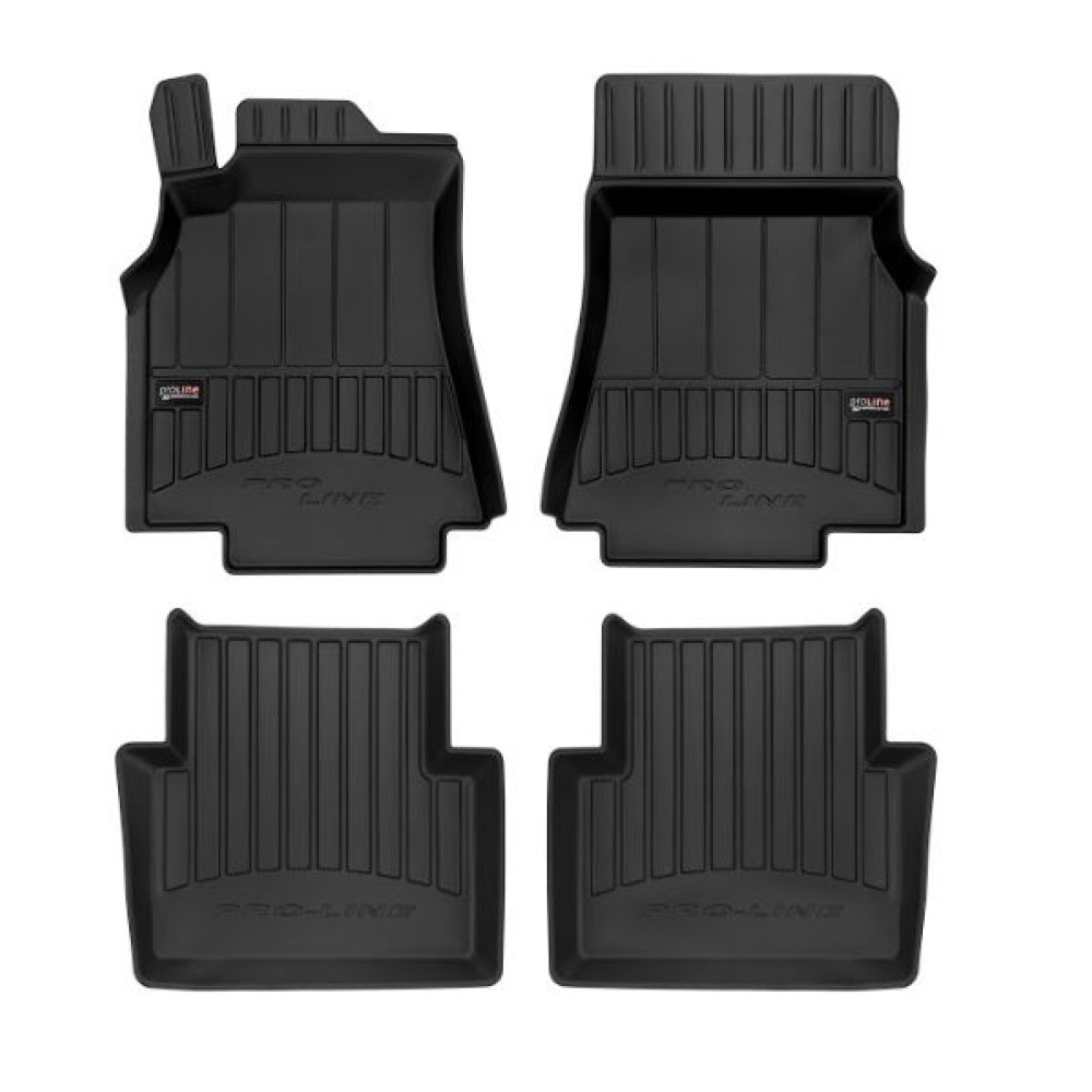 Car rubber floor mats black MB A-class W169 (2004-2012) 3D FROGUM
