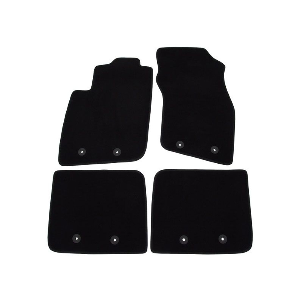 Car textile mats black VOLVO S40 (1995-2004) LUXUS