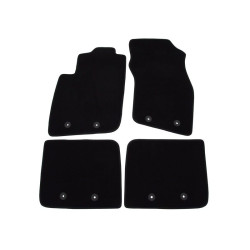 Alfombrillas textiles negras para coche VOLVO S40 (1995-2004) LUXUS
