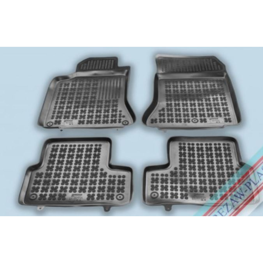 Car rubber floor mats black MB CLA-Class II (2019-...) 201724