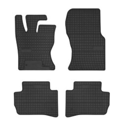 Car rubber floor mats black JAGUAR F-PACE (2016-...) NEGRO