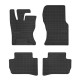 Car rubber floor mats black JAGUAR F-PACE (2016-...) NEGRO