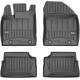 Car rubber floor mats black LEXUS CT (2011-...) 3D FROGUM