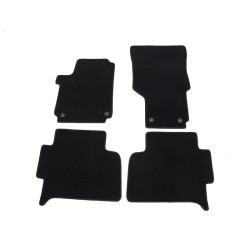 Alfombrillas textiles para coche negras VOLKSWAGEN AMAROK (2016-...) LUXUS