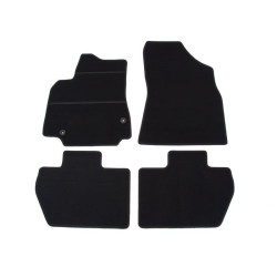 Alfombrillas textiles negras para coche PEUGEOT PARTNER/CITROEN BERLINGO II (5s.) (2008-2018) ELEGANT