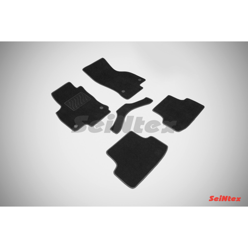Car textile mats black SEINTEX *TFT* AUDI A3 (4/5d.)(2012-...)