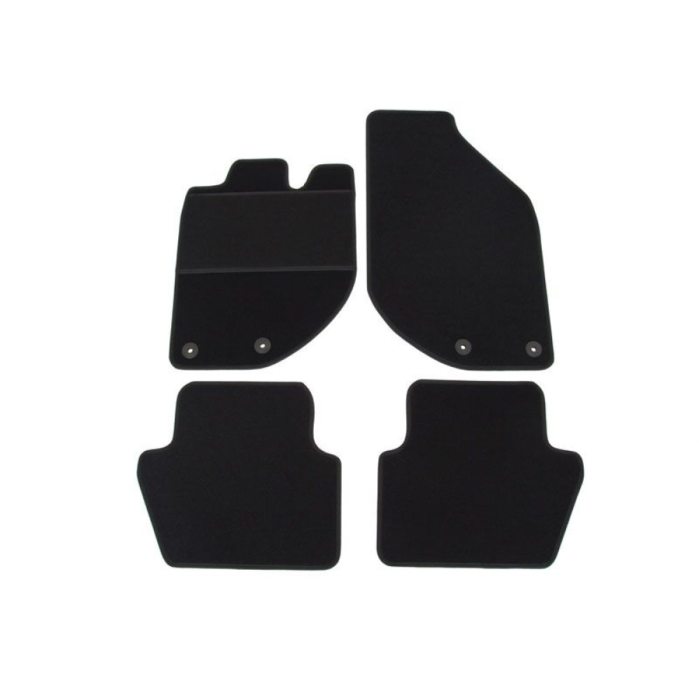 Alfombrillas textiles negras para coche VOLVO V70 (1997-2000) ELEGANT