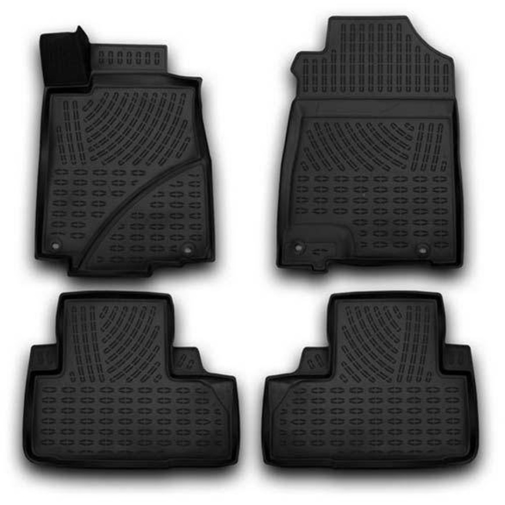 Car rubber floor mats black NOVLINE HONDA CR-V (2012-...)