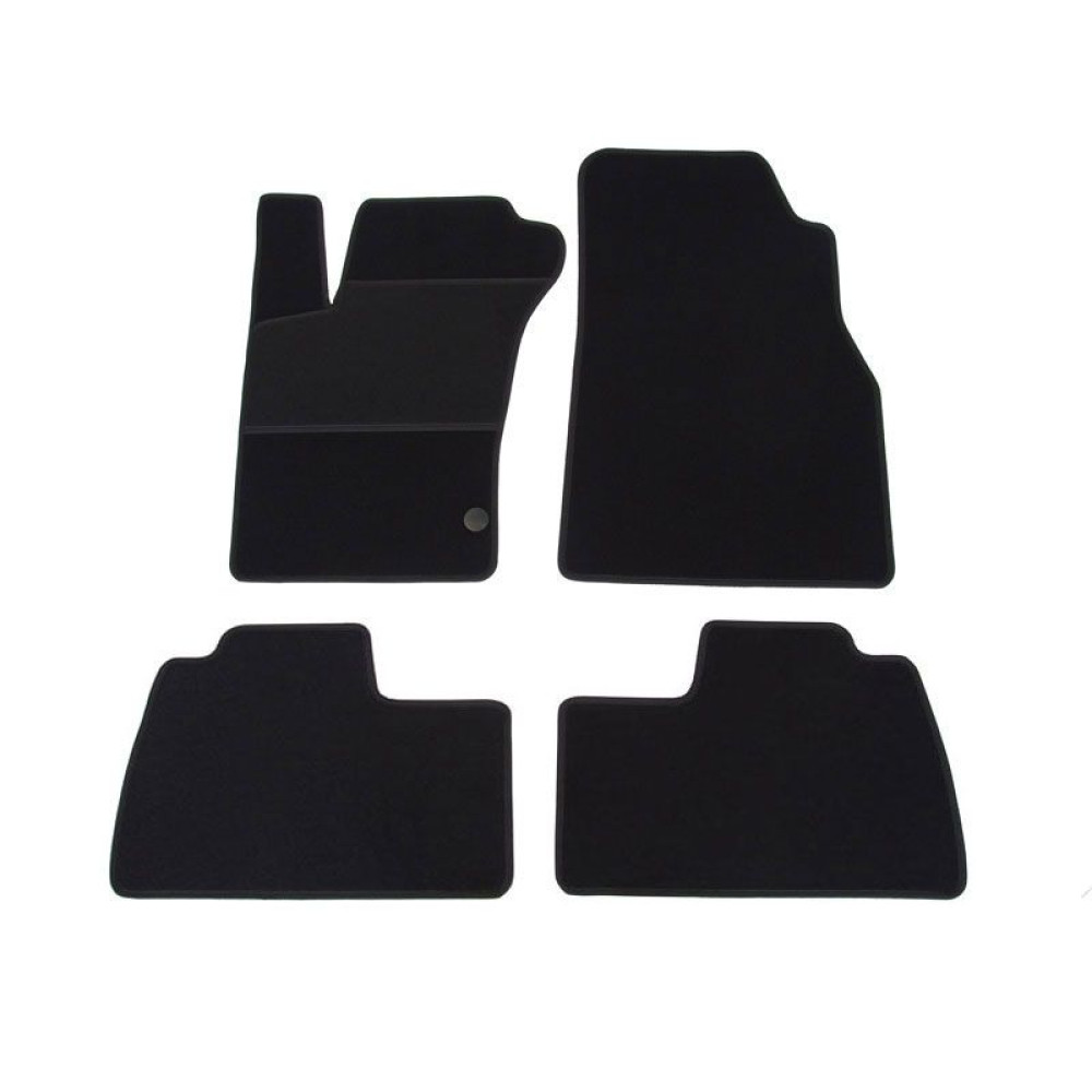 Car textile mats black MB ML-class W163 (1997-2004) ELEGANT