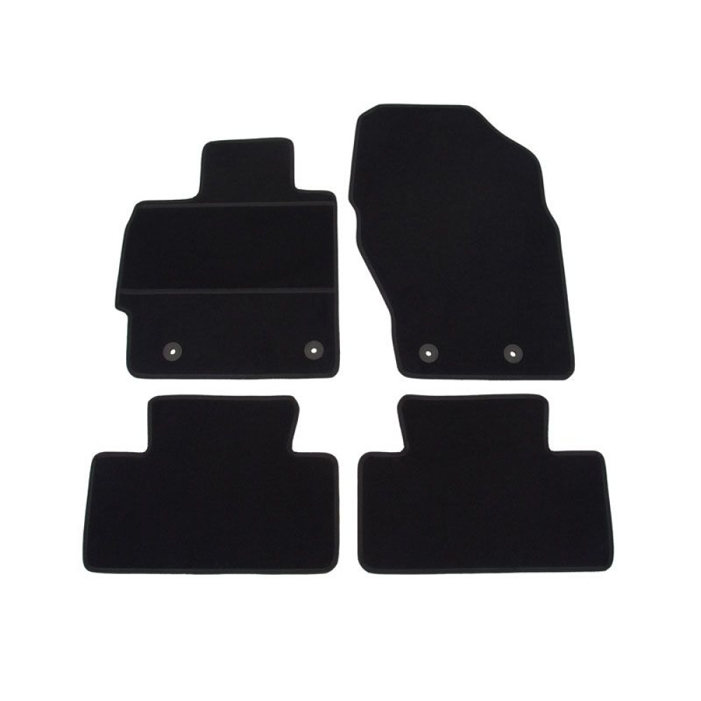 Car textile mats black MAZDA CX-7 (2010-2012) ELEGANT