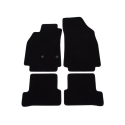Alfombrillas textiles negras para coche RENAULT MEGANE III (2008-2015) LUXE