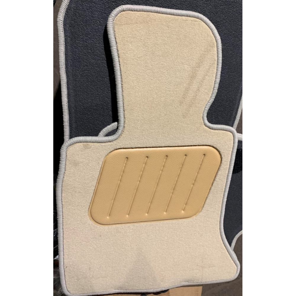 Textile mats beige BMW 5 F10/F11 pre-facelift (2010-2013) LUXE