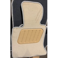 Textile mats beige BMW 5 F10/F11 pre-facelift (2010-2013) LUXE