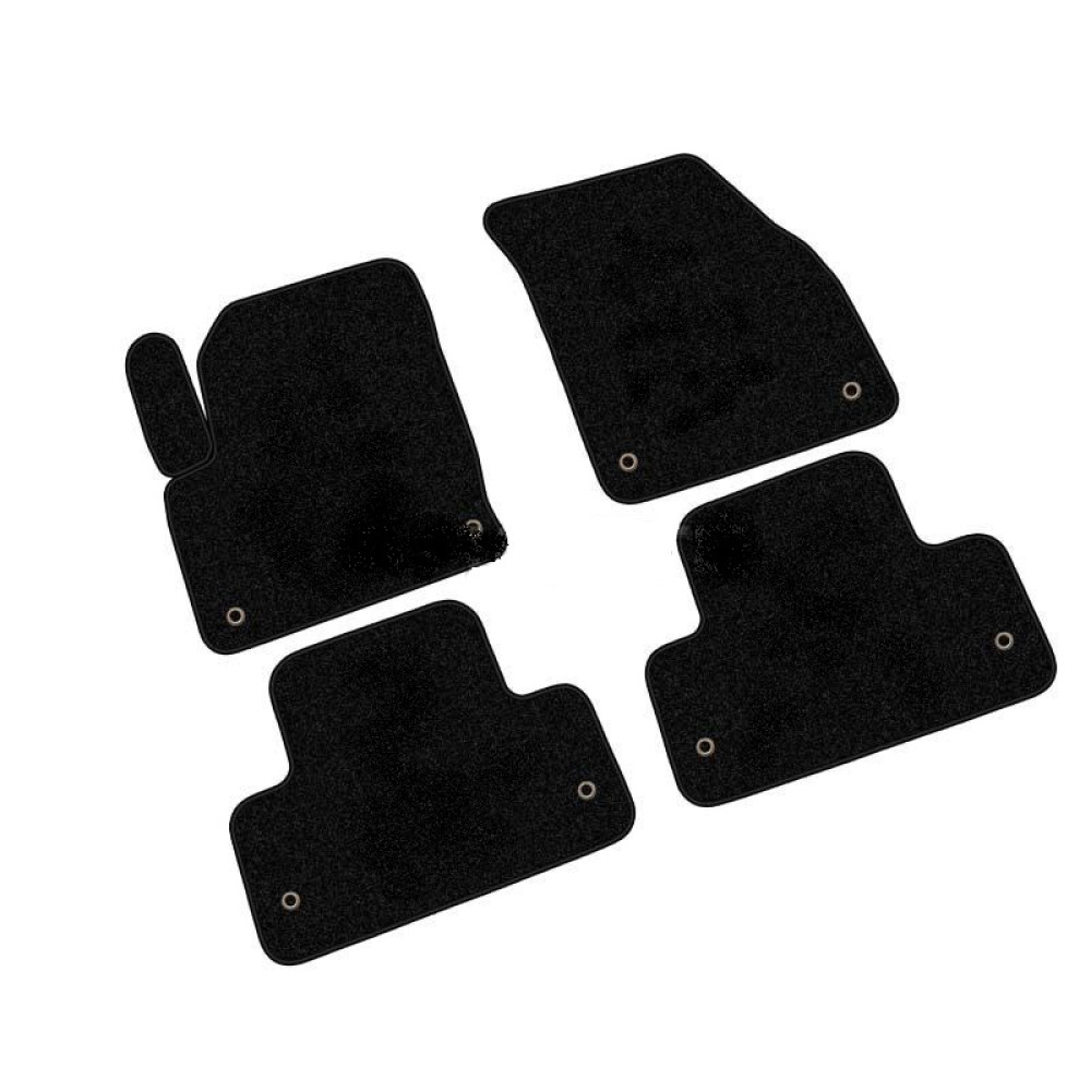 Car textile mats black LAND ROVER EVOQUE (2014-...) LUXE