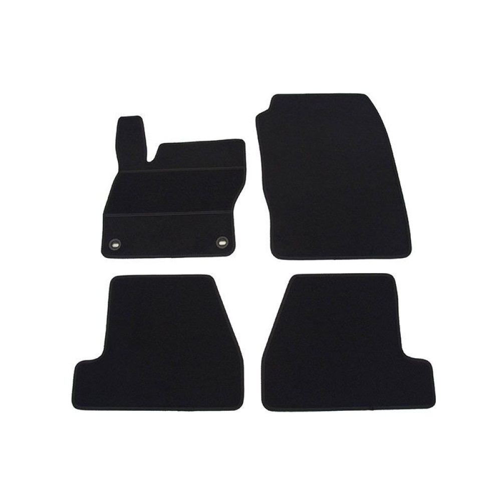Car textile mats black FORD FOCUS (2011-2014) ELEGANT