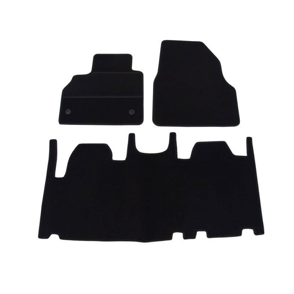 Car textile mats black MB CITAN (W415) (5s.) (2012-...) ELEGANT