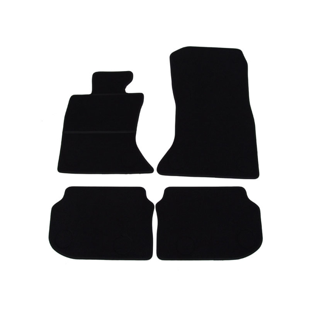 Car textile mats black BMW 5 F10/F11 xDrive (2010-2014) ELEGANT