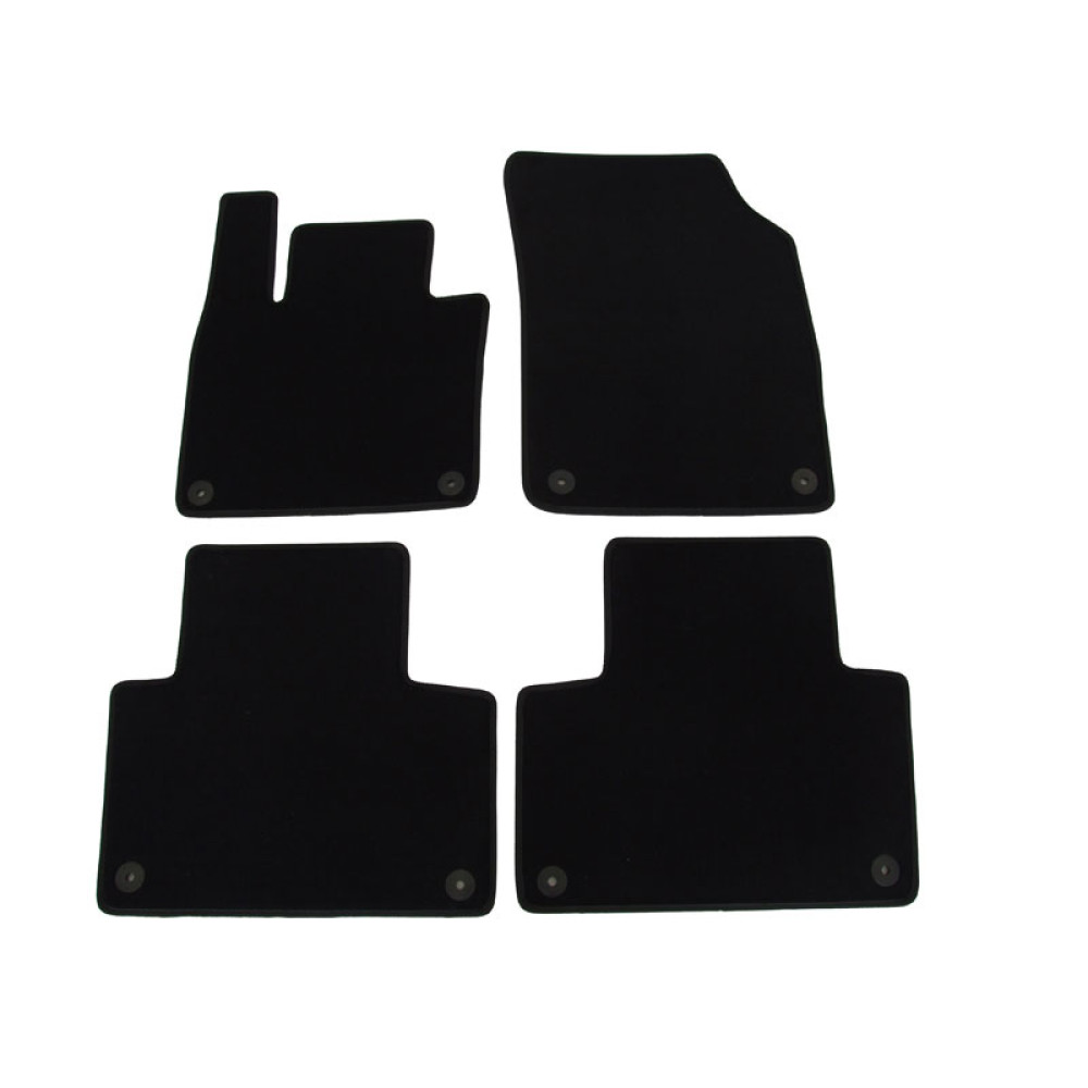 Car textile mats black VOLVO XC90 II (2015-...) LUXUS