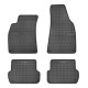 Alfombrillas de goma negras para coche AUDI A4 (2001-2008) NEGRO