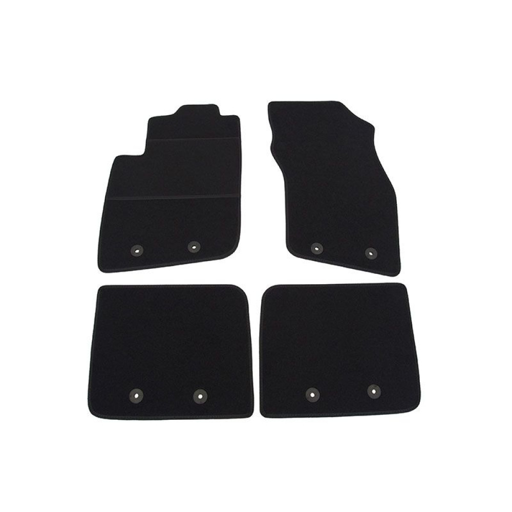 Car textile mats black VOLVO V40 (1995-2004) ECONOMIC