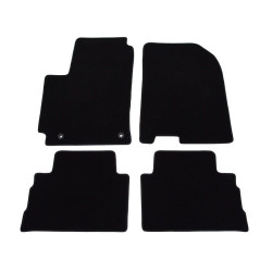 Alfombrillas textiles negras para coche HYUNDAI KONA (2017-...) LUXUS