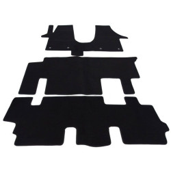 Alfombrillas textiles negras para coche VW T5 Transporter/Carawelle (9s.)(2003-2015) ELEGANT