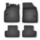 Car rubber floor mats black RENAULT MEGANE III (2008-2015) 3D FROGUM