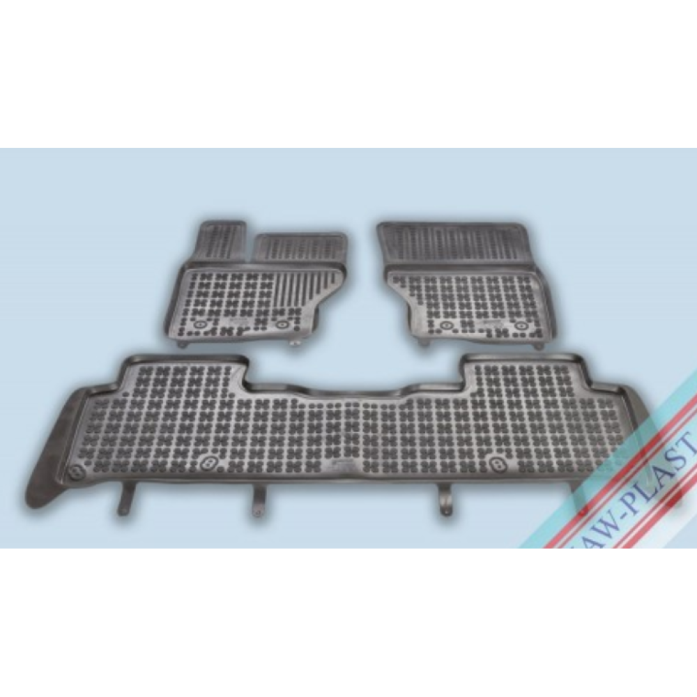 Car rubber floor mats black LAND ROVER DISCOVERY (2017-...) 202906