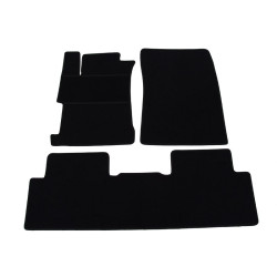 Alfombrillas textiles negras para coche HONDA CIVIC Sedán (2012-2016) ELEGANT