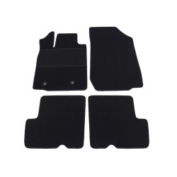 Car textile mats black DACIA DUSTER (2010-2013) ECONOMIC