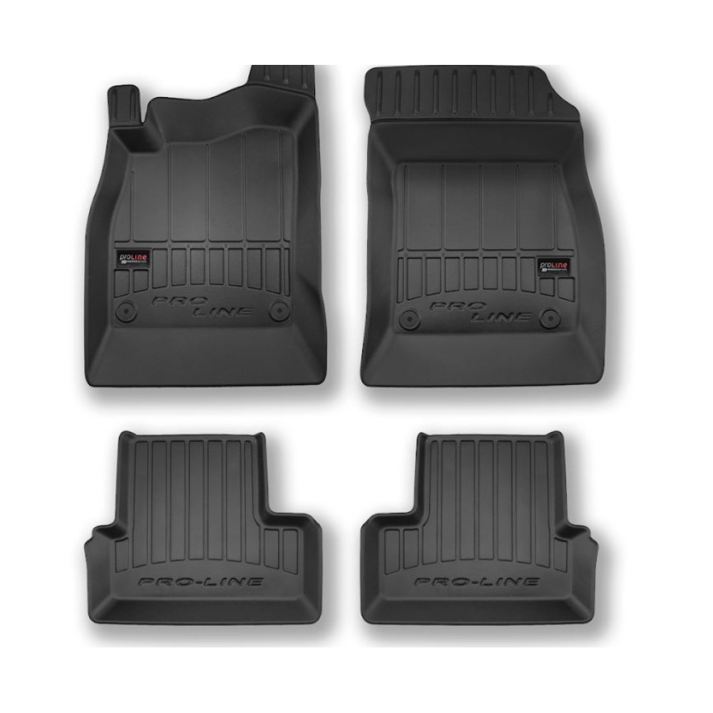 Car rubber floor mats black OPEL ASTRA J (2009-2015) 3D FROGUM